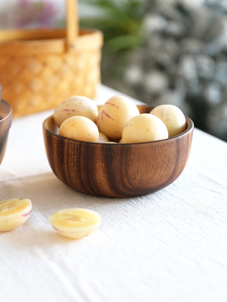 Real Staples™ Artisanal Wooden Bowl