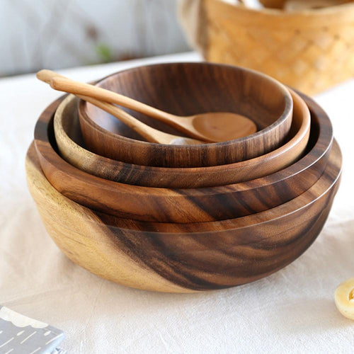 Real Staples™ Artisanal Wooden Bowl
